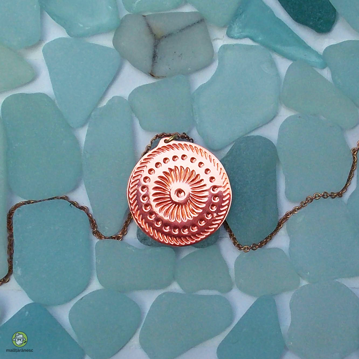 Soarele lui Petru Rareș- pandantiv din cupru